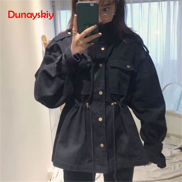 spring autumn army green vintage jacket women coat female casual long sleeve jackets women streetwear slim ladies jacket q1127, Black;brown
spring autumn army green vintage jacket women coat female casual long sleeve jackets women streetwear slim ladies jacket q1127, Black;brown