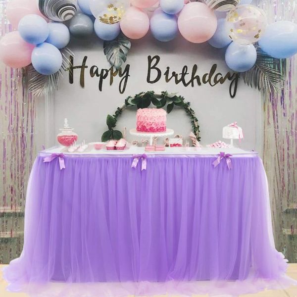 rectangle tulle table skirt cover for wedding baby shower birthday party decoration layered tutu mesh tablecloth with bowknot
rectangle tulle table skirt cover for wedding baby shower birthday party decoration layered tutu mesh tablecloth with bowknot