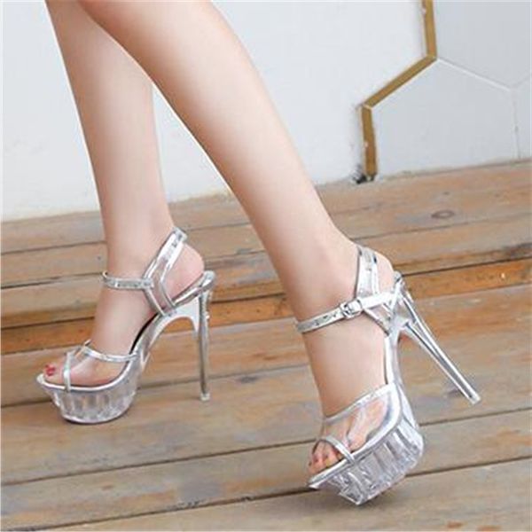 women sandals walking show artifact model high-heeled shoes thin-heeled 14cm platform hate sky high-heeled shoes plus 35-43, Black
women sandals walking show artifact model high-heeled shoes thin-heeled 14cm platform hate sky high-heeled shoes plus 35-43, Black
