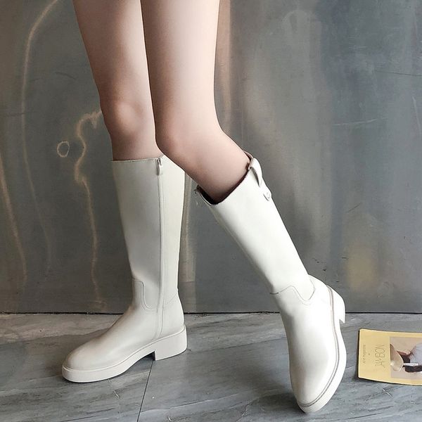 autumn long boots women 2019 new fashion girl solid zipper thick platform knee high boots women, Black
autumn long boots women 2019 new fashion girl solid zipper thick platform knee high boots women, Black