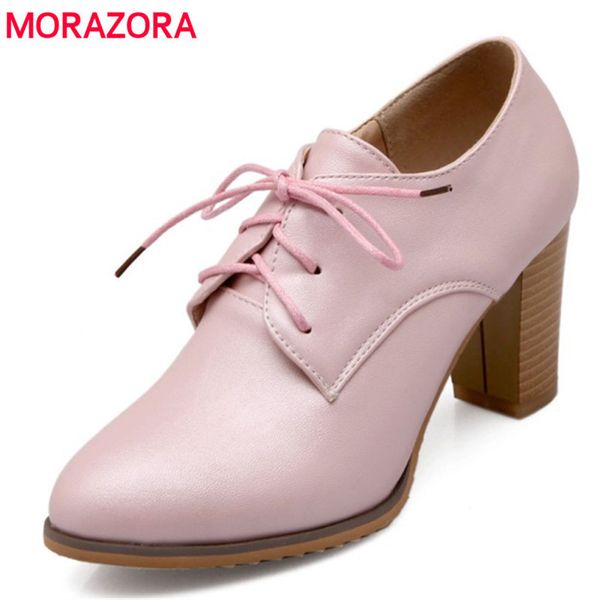 morazora 2019 new arrival women pumps pu round toe spring summer shoes lace up high heels shoes sweet fashion dress shoes woman, Black
morazora 2019 new arrival women pumps pu round toe spring summer shoes lace up high heels shoes sweet fashion dress shoes woman, Black