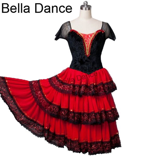 spanish black red bullfight professional ballet danc long dress women performance stage costume dress bt8994
spanish black red bullfight professional ballet danc long dress women performance stage costume dress bt8994