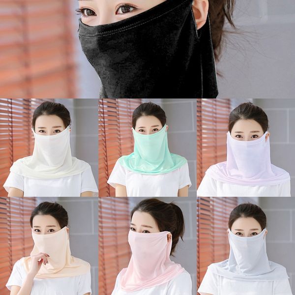 kpmvs summer neck cycling face mask cool ice silk outdoor sports scarf breathable cycling anti-uv half facemask fishing, Black 
kpmvs summer neck cycling face mask cool ice silk outdoor sports scarf breathable cycling anti-uv half facemask fishing, Black