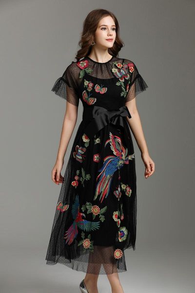 milan runway dress 2020 spring summer short sleeve o neck print designer dress brand same style dress 2020-1.1
milan runway dress 2020 spring summer short sleeve o neck print designer dress brand same style dress 2020-1.1