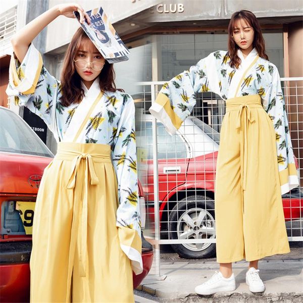 2019 japanese kimono for woman oriental fashion japan clothing set large long sleeve wide leg pants party pgraphy costumes, Red
2019 japanese kimono for woman oriental fashion japan clothing set large long sleeve wide leg pants party pgraphy costumes, Red