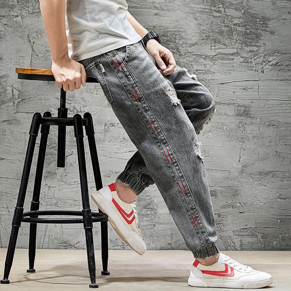 mens designer holes jeans young students loose casual all-match leggings harem pants tide, Blue
mens designer holes jeans young students loose casual all-match leggings harem pants tide, Blue