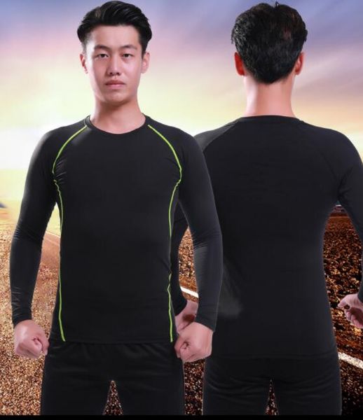 online quick drying sports tights long sleeve men's football training base shirt running yoga suit breathable fitness suit soccer train, Black
online quick drying sports tights long sleeve men's football training base shirt running yoga suit breathable fitness suit soccer train, Black