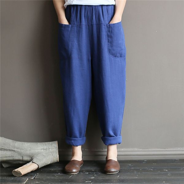 women's pants & capris fairy natural women casual soft cotton linen elastic waist 2021 spring autumn pocket vintage female trouser clot, Black;white
women's pants & capris fairy natural women casual soft cotton linen elastic waist 2021 spring autumn pocket vintage female trouser clot, Black;white