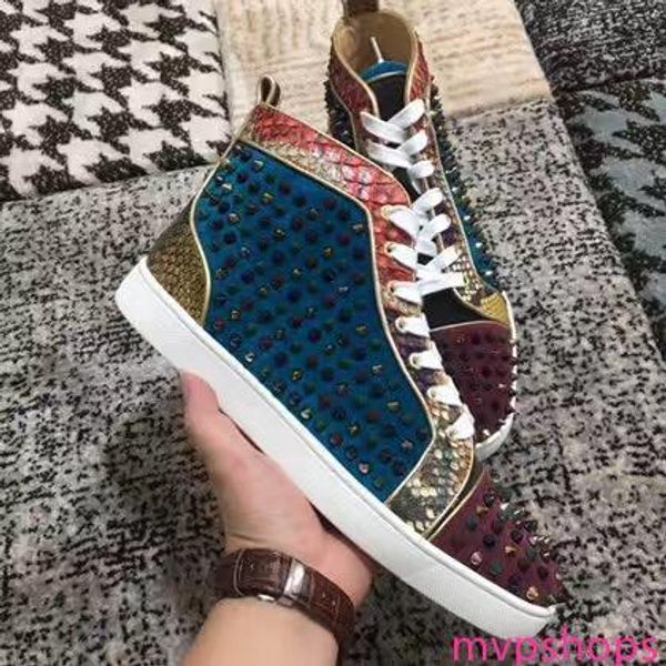 brands high studded flat spikes red bottom spikes sneakers men,women casual flats party designer sneaker with box t18
brands high studded flat spikes red bottom spikes sneakers men,women casual flats party designer sneaker with box t18
