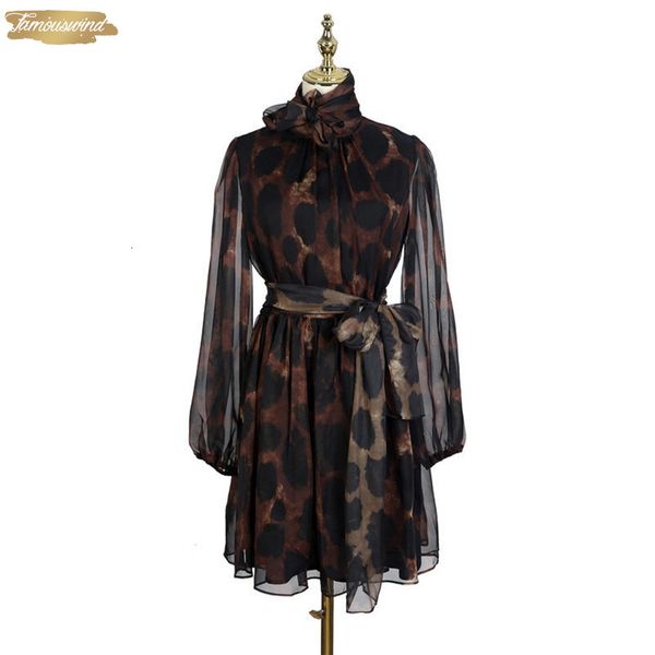 new dress spring summer stand collar bandage bow long sleeve leopard perspective women printed fashion tide jl488, Black;gray
new dress spring summer stand collar bandage bow long sleeve leopard perspective women printed fashion tide jl488, Black;gray