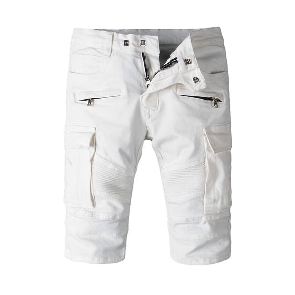 2017 summer new fashion mens short jeans brand regular casual knee length short jeans denim shorts for men white, Blue
2017 summer new fashion mens short jeans brand regular casual knee length short jeans denim shorts for men white, Blue