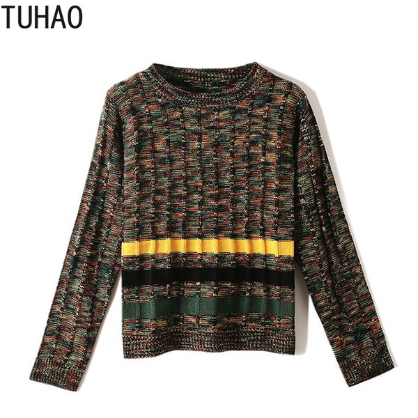 tuhao korean version fall slim knitted sweater long sleeve pullover female o-neck striped sweaters fashion streetwear t1046, White;black
tuhao korean version fall slim knitted sweater long sleeve pullover female o-neck striped sweaters fashion streetwear t1046, White;black