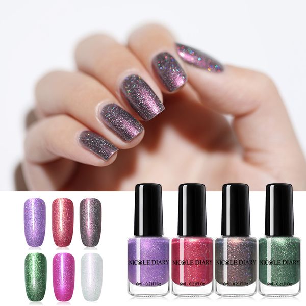 nicole diary holographic shell nail polish 6ml peel off sparkle shinning manicure art lacquer holo water-based varnish primer
nicole diary holographic shell nail polish 6ml peel off sparkle shinning manicure art lacquer holo water-based varnish primer