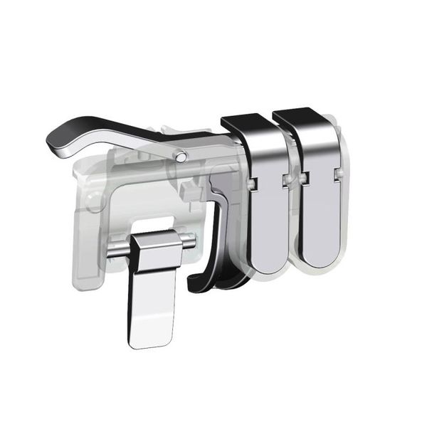 A8 1 Pair Mobile Trigger Shooting Mobile Game Six-finger Artifact L1R1 Shooter Controller Customize For PUBG Rules of Survival 200PARI/LOT
A8 1 Pair Mobile Trigger Shooting Mobile Game Six-finger Artifact L1R1 Shooter Controller Customize For PUBG Rules of Survival 200PARI/LOT