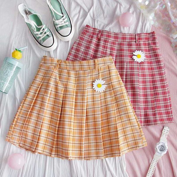 summer pleated skirt loose plaid high waist skirt slim student a-line japanese small fresh jk casual preppy style, Black
summer pleated skirt loose plaid high waist skirt slim student a-line japanese small fresh jk casual preppy style, Black