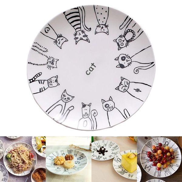 cat ceramic plate dinner dessert appetizer salad dish steak service plates for home party tt-best
cat ceramic plate dinner dessert appetizer salad dish steak service plates for home party tt-best