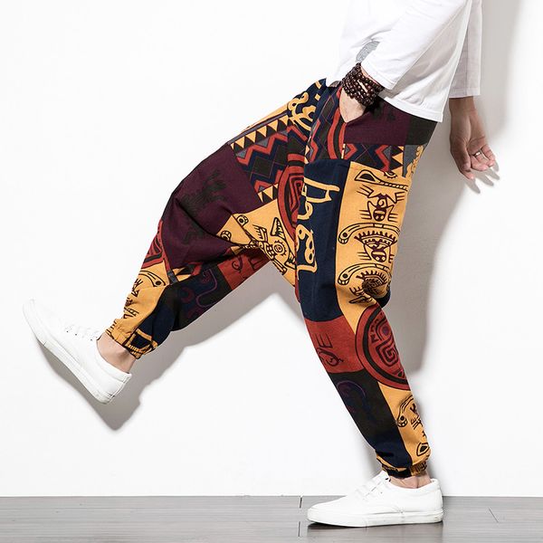 2020 fashion men cotton harem pants with pocket men hip-hop baggy harem pants wide leg trousers casual vintage aladdin, Black
2020 fashion men cotton harem pants with pocket men hip-hop baggy harem pants wide leg trousers casual vintage aladdin, Black