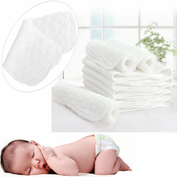 10pcs set reusable baby diapers cloth diaper 3 layer insert 100% cotton washable baby kids care eco-friendly diaper paper
10pcs set reusable baby diapers cloth diaper 3 layer insert 100% cotton washable baby kids care eco-friendly diaper paper