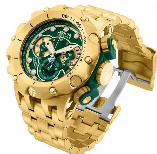 Swi co c original invicta 18k gold chronograph luminou multiple time zone multifunction men 039 quartz watch original box, Slivery;brown
Swi co c original invicta 18k gold chronograph luminou multiple time zone multifunction men 039 quartz watch original box, Slivery;brown