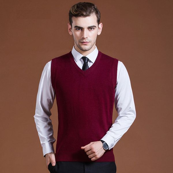 2018 autumn pullover men sweaters knitted vest sleeveless solid color v-neck wool pullovers men brand sweater, Black;white
2018 autumn pullover men sweaters knitted vest sleeveless solid color v-neck wool pullovers men brand sweater, Black;white