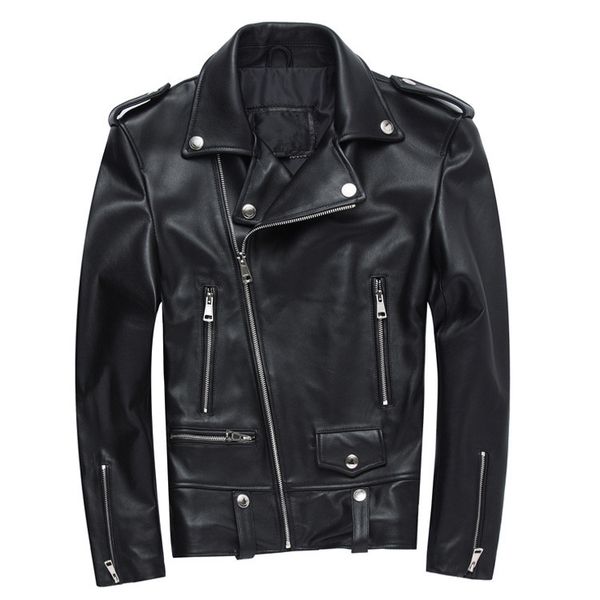 fashion sheepskin leather men's jackets chic slim fit zipper motor&biker jackets coat spring autumn leather coats d055, Black;brown
fashion sheepskin leather men's jackets chic slim fit zipper motor&biker jackets coat spring autumn leather coats d055, Black;brown