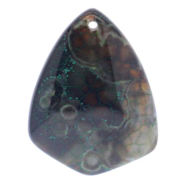 diy multicolor agate slices pendant accessories fashion unique gem jewelry, Black 
diy multicolor agate slices pendant accessories fashion unique gem jewelry, Black