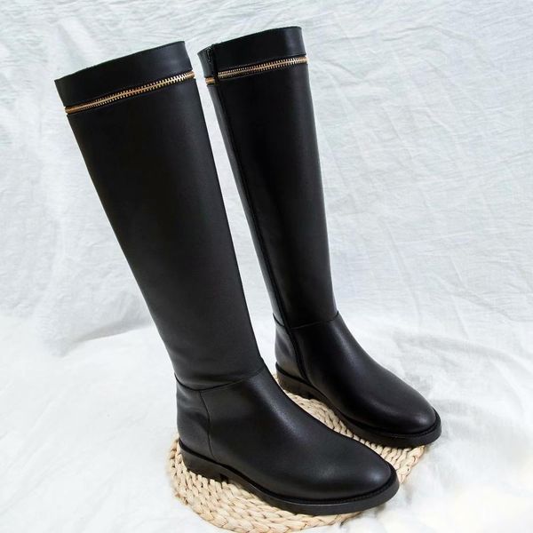 knee high boots ladies shoes zipper botas round toe chaussures femme mid-calf women boots med heel female shoes scarpe donna, Black
knee high boots ladies shoes zipper botas round toe chaussures femme mid-calf women boots med heel female shoes scarpe donna, Black