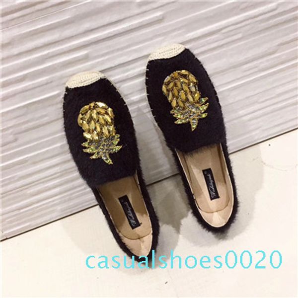 slip on shoes for women female footwear round toe all-match autumn casual sneaker crystal platform 2019 fashion women's c20, Black
slip on shoes for women female footwear round toe all-match autumn casual sneaker crystal platform 2019 fashion women's c20, Black