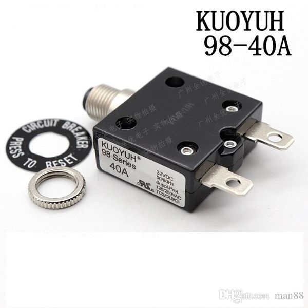 circuit breakers taiwan kuoyuh 98 series-40a overcurrent protector overload switch
circuit breakers taiwan kuoyuh 98 series-40a overcurrent protector overload switch
