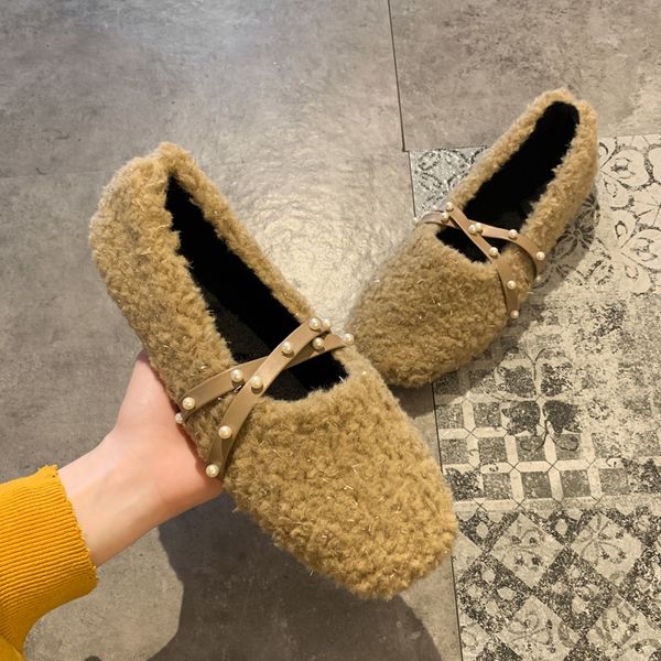 shoes woman 2019 casual female sneakers all-match women's moccasins pearl decorateion loafers fur flats square toe modis new, Black
shoes woman 2019 casual female sneakers all-match women's moccasins pearl decorateion loafers fur flats square toe modis new, Black