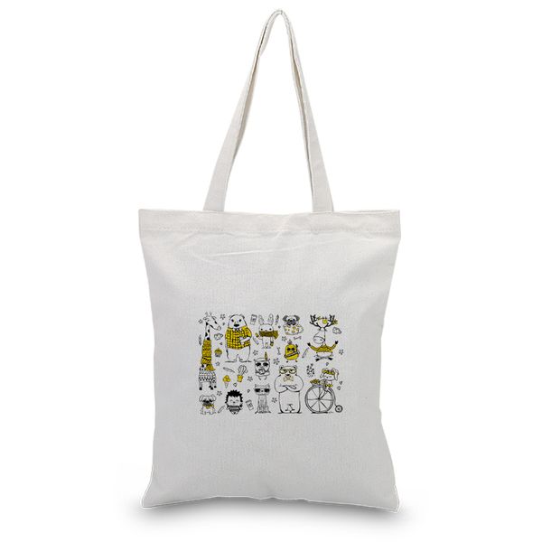 canvas bag animal handbag text diy handbag print customized printing daily use foldable shopping reusable
canvas bag animal handbag text diy handbag print customized printing daily use foldable shopping reusable