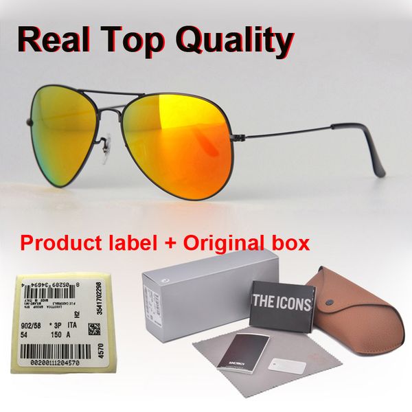 18 colors pilot sunglasses men women 58/62mm brand designer eyewear glasses mirror glass lens sun glasses goggle with retail case and box, White;black
18 colors pilot sunglasses men women 58/62mm brand designer eyewear glasses mirror glass lens sun glasses goggle with retail case and box, White;black