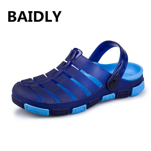 man sandals new garden hole summer slippers shoes men's jelly shoes male breathable beach sandals footwear, Black
man sandals new garden hole summer slippers shoes men's jelly shoes male breathable beach sandals footwear, Black