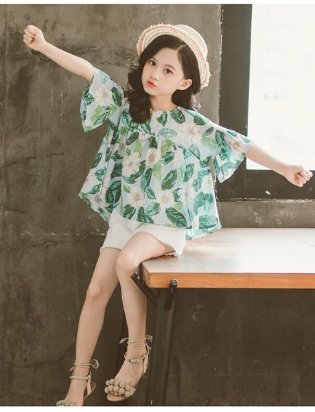 new product big boy short-sleeved floral leaves children two-piece girls casual cool comfortable shorts t-shirt suit, White
new product big boy short-sleeved floral leaves children two-piece girls casual cool comfortable shorts t-shirt suit, White