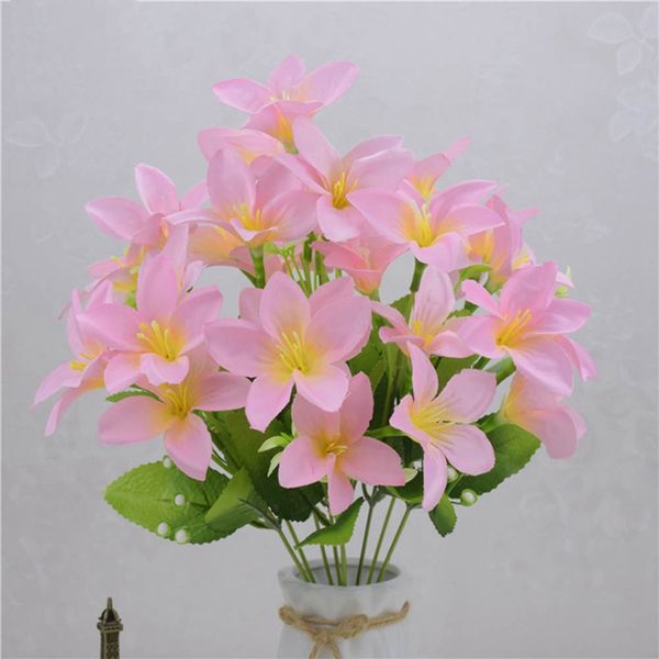 2 pcs rainbow rayon large bouquet of lilies bouquet artificial jewelry flowers diy wedding flower bride hand flower decoration
2 pcs rainbow rayon large bouquet of lilies bouquet artificial jewelry flowers diy wedding flower bride hand flower decoration
