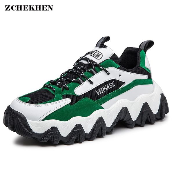 high men casual shoes breathable autumn spring lace-up male chunky sneakers lightweight adults fashion trend tenis masculino, Black
high men casual shoes breathable autumn spring lace-up male chunky sneakers lightweight adults fashion trend tenis masculino, Black
