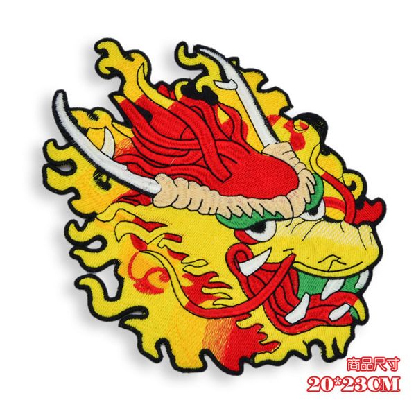 gugutree embroidery big loong patch animal patches badges applique patches for clothing dx-148, Black
gugutree embroidery big loong patch animal patches badges applique patches for clothing dx-148, Black