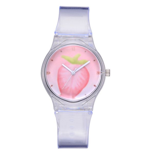 women watches fresh cute fruit pattern silicone transparent unique strap montre femme acier inoxydable zegarek damski clock 2019, Slivery;brown
women watches fresh cute fruit pattern silicone transparent unique strap montre femme acier inoxydable zegarek damski clock 2019, Slivery;brown