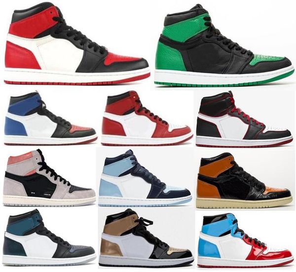 new 1 mid milan 2020 court purple bloodline bred toe unc patent basketball shoes men 1s 3 neutral grey chameleon sneakers with box
new 1 mid milan 2020 court purple bloodline bred toe unc patent basketball shoes men 1s 3 neutral grey chameleon sneakers with box