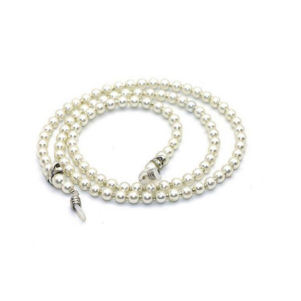 glasses chain white small pearl beaded eyeglass chain sunglass holder strap lanyard necklace, Silver
glasses chain white small pearl beaded eyeglass chain sunglass holder strap lanyard necklace, Silver