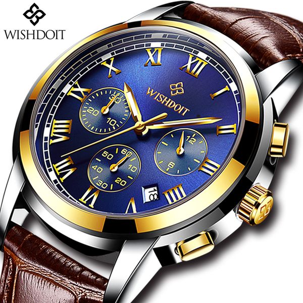 relogio masculino mens watches brand luxury wishdoit men's fashion business watch men casual leather waterproof quartz watch y19051403, Slivery;brown
relogio masculino mens watches brand luxury wishdoit men's fashion business watch men casual leather waterproof quartz watch y19051403, Slivery;brown