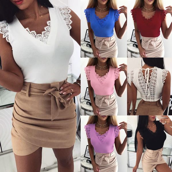 spot 2021 european slim solid color turtleneck v-neck sleeveless lace casual t-shirt vest support mixed batch, White
spot 2021 european slim solid color turtleneck v-neck sleeveless lace casual t-shirt vest support mixed batch, White