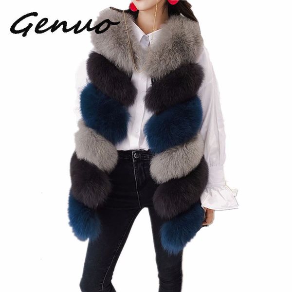 genuo new 2019 autumn winter warm vest faux fur coat fashion jacket woman import coat vest female long warm clothes, Black
genuo new 2019 autumn winter warm vest faux fur coat fashion jacket woman import coat vest female long warm clothes, Black