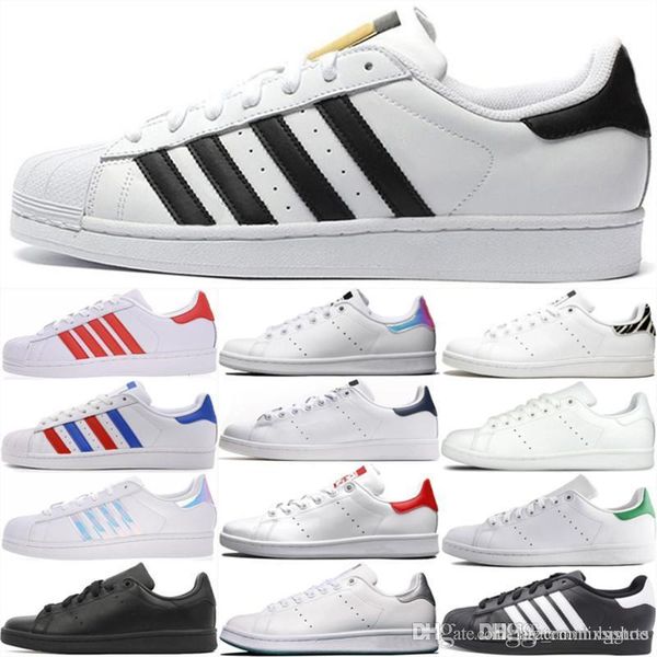 superstars stan smith men women casual shoes green black white blue red pink silver mens fashion leather shoe flats sneakers 36-44 
superstars stan smith men women casual shoes green black white blue red pink silver mens fashion leather shoe flats sneakers 36-44