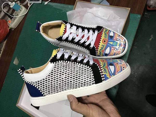 unspiked red bottom shoes blue suede mens sneakers junior spikes shadow grey women trainers genuine black leather with box and dustbag
unspiked red bottom shoes blue suede mens sneakers junior spikes shadow grey women trainers genuine black leather with box and dustbag