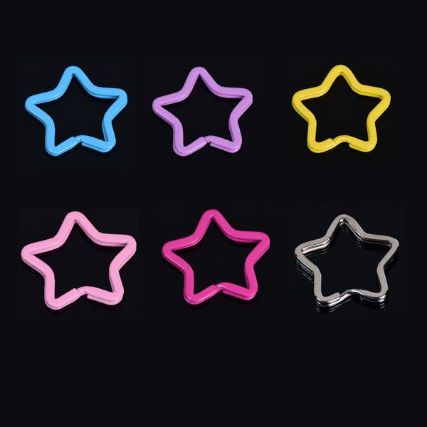 20pcs/lot cute star shape key chain pentagram colors stainless steel keychain pendant accessories handmade diy metal, Silver
20pcs/lot cute star shape key chain pentagram colors stainless steel keychain pendant accessories handmade diy metal, Silver