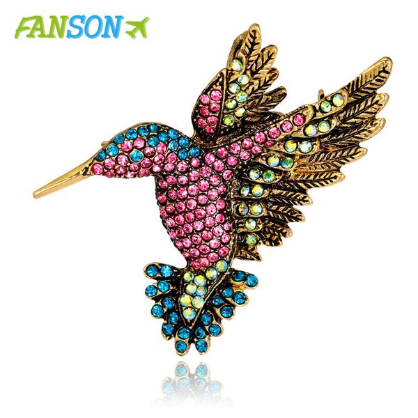 fanson colorful rhinestone hummingbird brooch animal brooches for women korea fashion accessories factory direct wholesale, Gray
fanson colorful rhinestone hummingbird brooch animal brooches for women korea fashion accessories factory direct wholesale, Gray