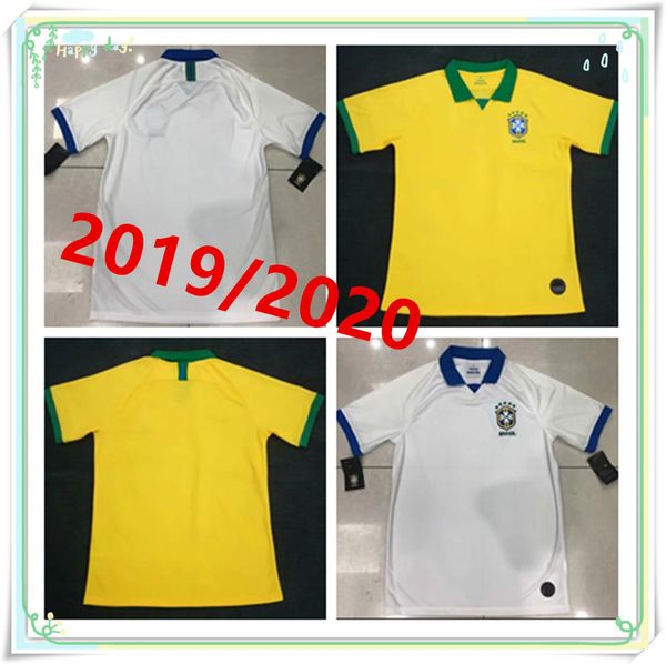 2019 2020 Copa America Brazil Soccer Jersey FIRMINO WILLIAN P.COUTINHO G.JESUS Uniform NEYMAR T.SILVE D.COSTA MARCELO Football Shirt