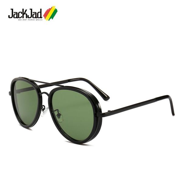 jackjad fashion aviation pilot style steampunk sunglasses men glass lens vintage classic punk sun glasses 9051, White;black
jackjad fashion aviation pilot style steampunk sunglasses men glass lens vintage classic punk sun glasses 9051, White;black
