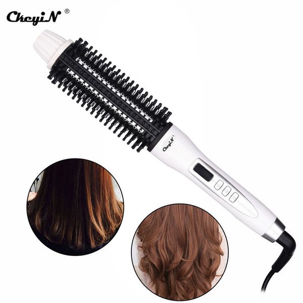 ckeyin professional electric ceramic anion hair curler straightener heat comb lcd hair brush curling comb round roller waver
ckeyin professional electric ceramic anion hair curler straightener heat comb lcd hair brush curling comb round roller waver